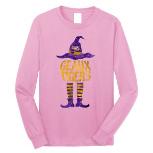 Tigers Halloween Witch Long Sleeve Shirt