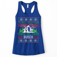 To Hell With Your Mountains Show Me Your Busch Ugly Sweater Great Gift Womens Tank Top