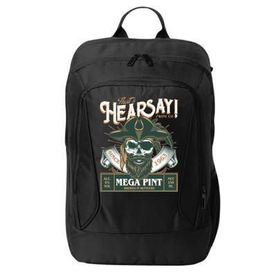 That's Hearsay Wine Co Company Mega Pint City Backpack