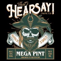 That's Hearsay Wine Co Company Mega Pint City Backpack