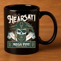 That's Hearsay Wine Co Company Mega Pint 11oz C Handle Ceramic Mug