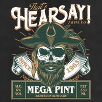 That's Hearsay Wine Co Company Mega Pint 11oz C Handle Ceramic Mug