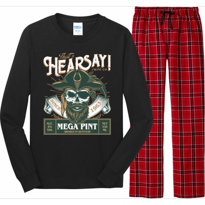 That's Hearsay Wine Co Company Mega Pint Long Sleeve Pajama Set