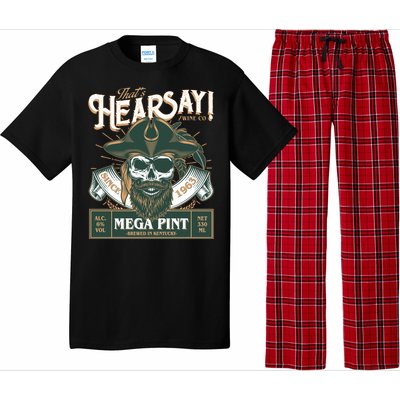 That's Hearsay Wine Co Company Mega Pint Pajama Set