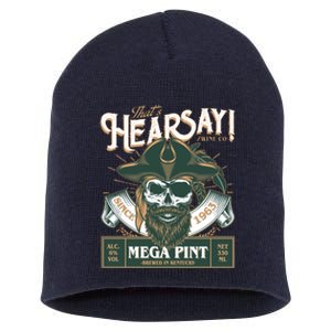 That's Hearsay Wine Co Company Mega Pint Short Acrylic Beanie