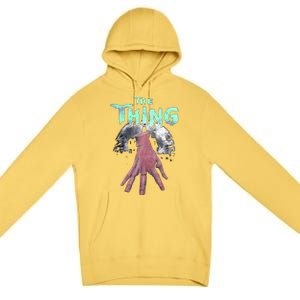 Thing Hand Wednesday Lover Trending Gift Idea Premium Pullover Hoodie