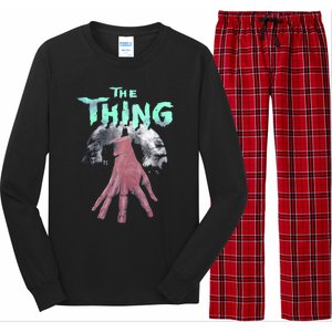 Thing Hand Wednesday Lover Trending Gift Idea Long Sleeve Pajama Set