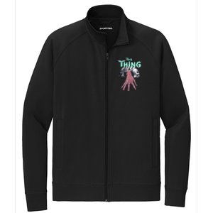 Thing Hand Wednesday Lover Trending Gift Idea Stretch Full-Zip Cadet Jacket