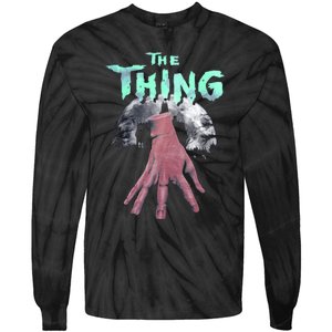 Thing Hand Wednesday Lover Trending Gift Idea Tie-Dye Long Sleeve Shirt