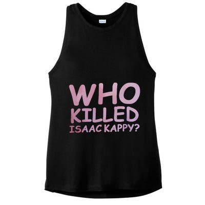 Tom Hanks Who Killed Isaac Kappy Ladies PosiCharge Tri-Blend Wicking Tank