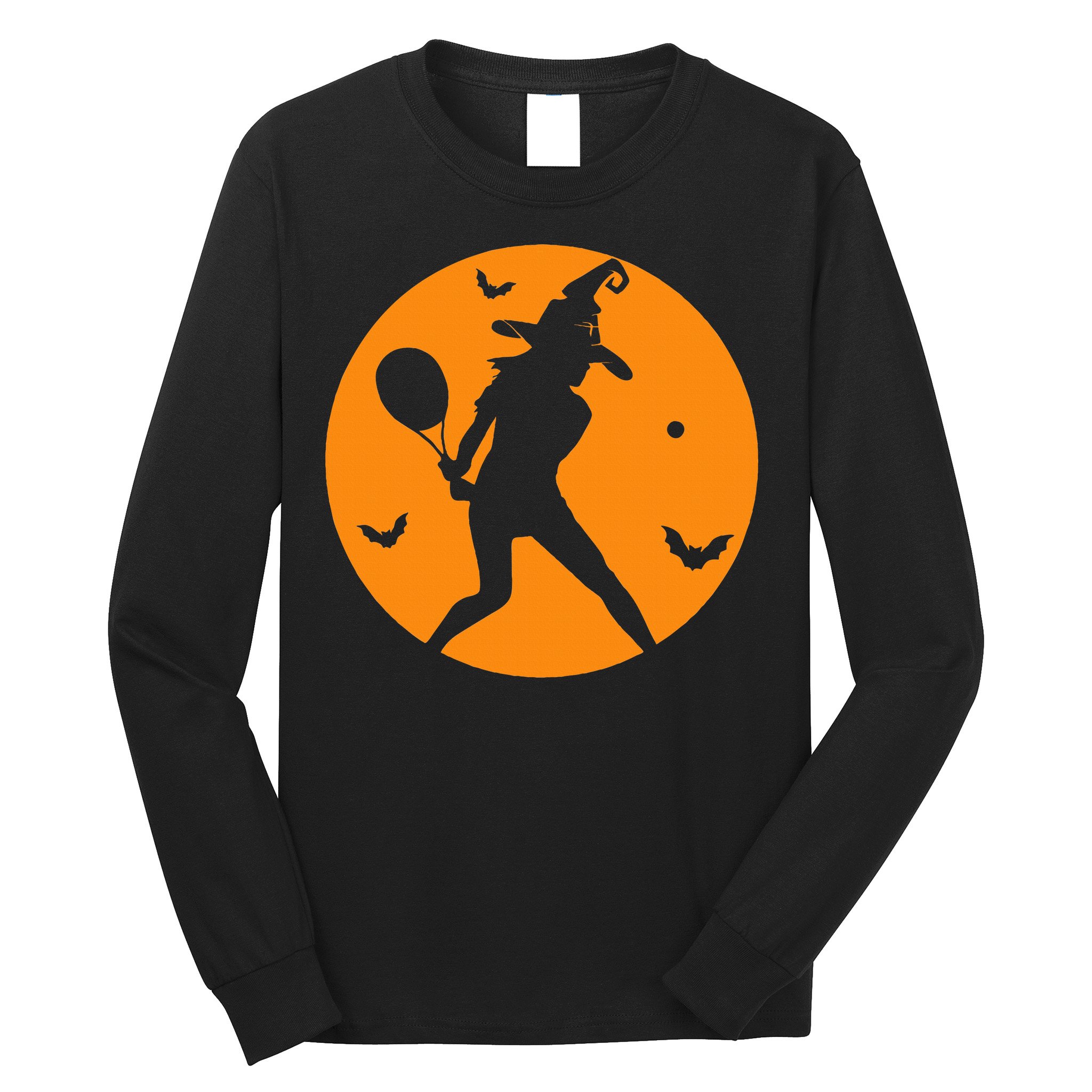 Tennis Halloween Witch Costume For Tennis Players Coaches Long Sleeve Shirt