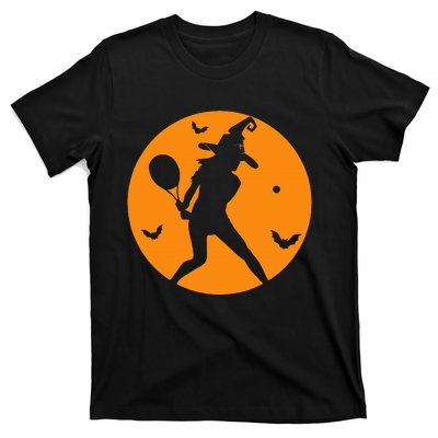 Tennis Halloween Witch Costume For Tennis Players Coaches T-Shirt