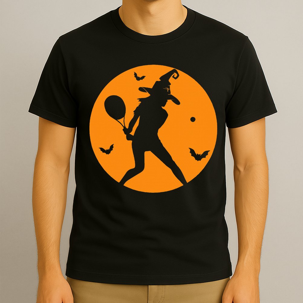 Tennis Halloween Witch Costume For Tennis Players Coaches T-Shirt