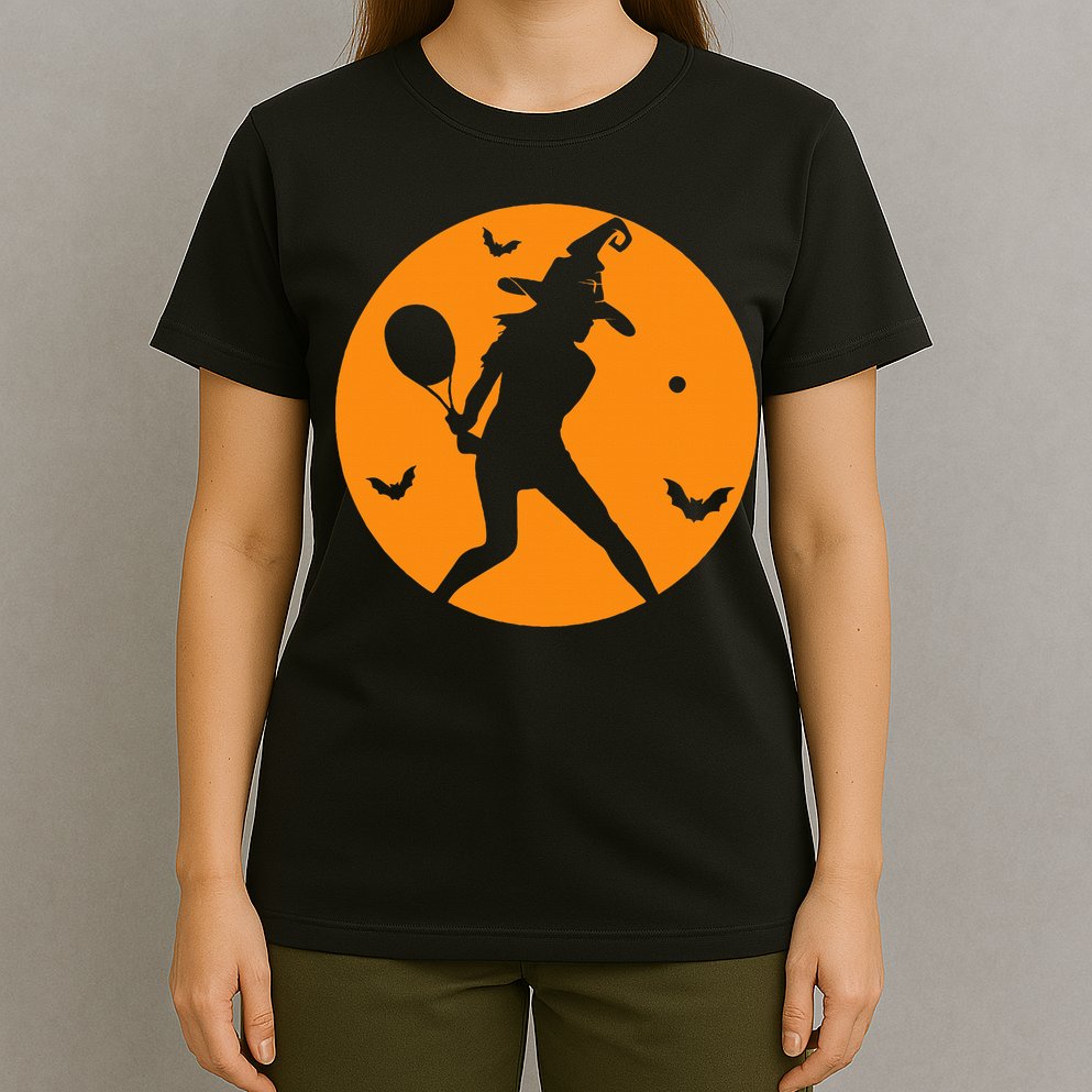 Tennis Halloween Witch Costume For Tennis Players Coaches T-Shirt