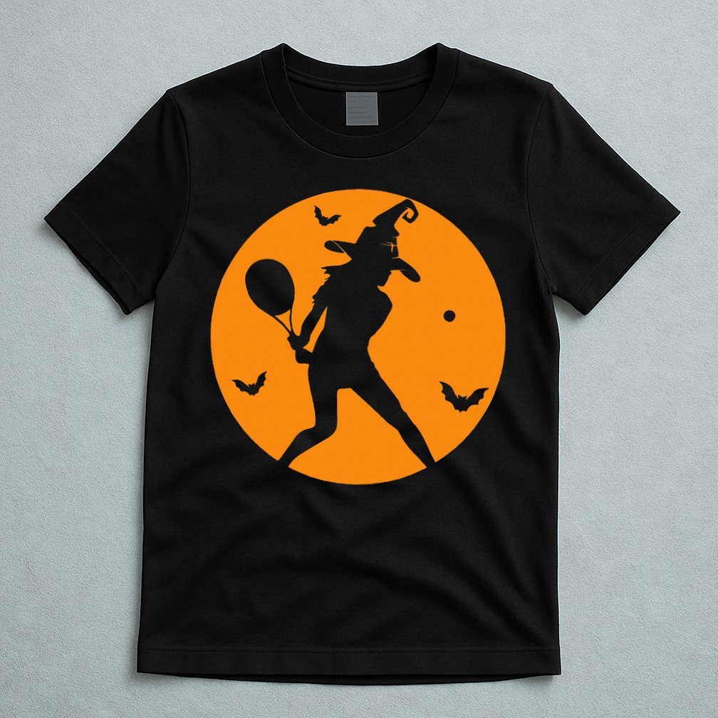 Tennis Halloween Witch Costume For Tennis Players Coaches T-Shirt