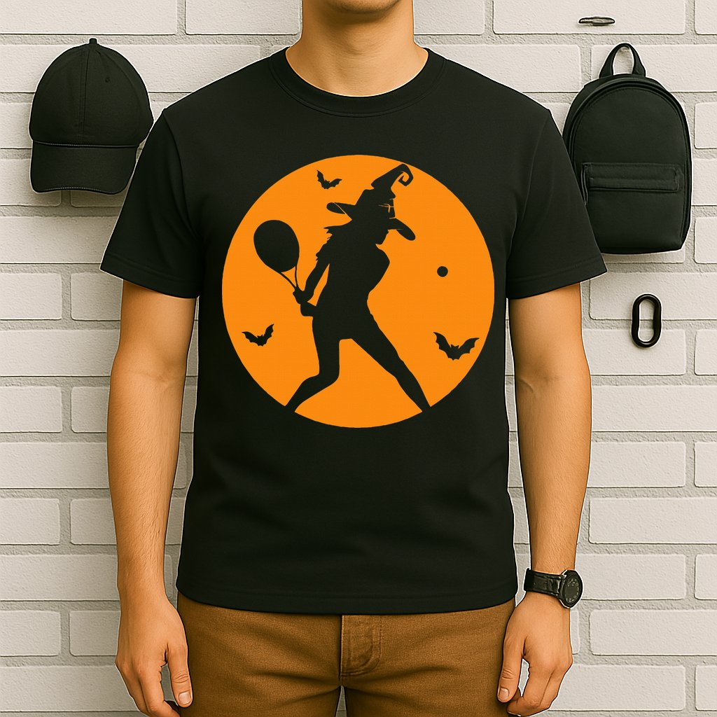 Tennis Halloween Witch Costume For Tennis Players Coaches T-Shirt