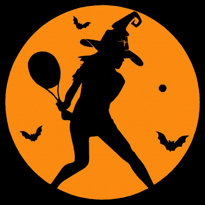Tennis Halloween Witch Costume For Tennis Players Coaches T-Shirt