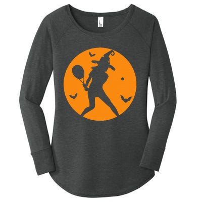 Tennis Halloween Witch Costume For Tennis Players Coaches Women's Perfect Tri Tunic Long Sleeve Shirt