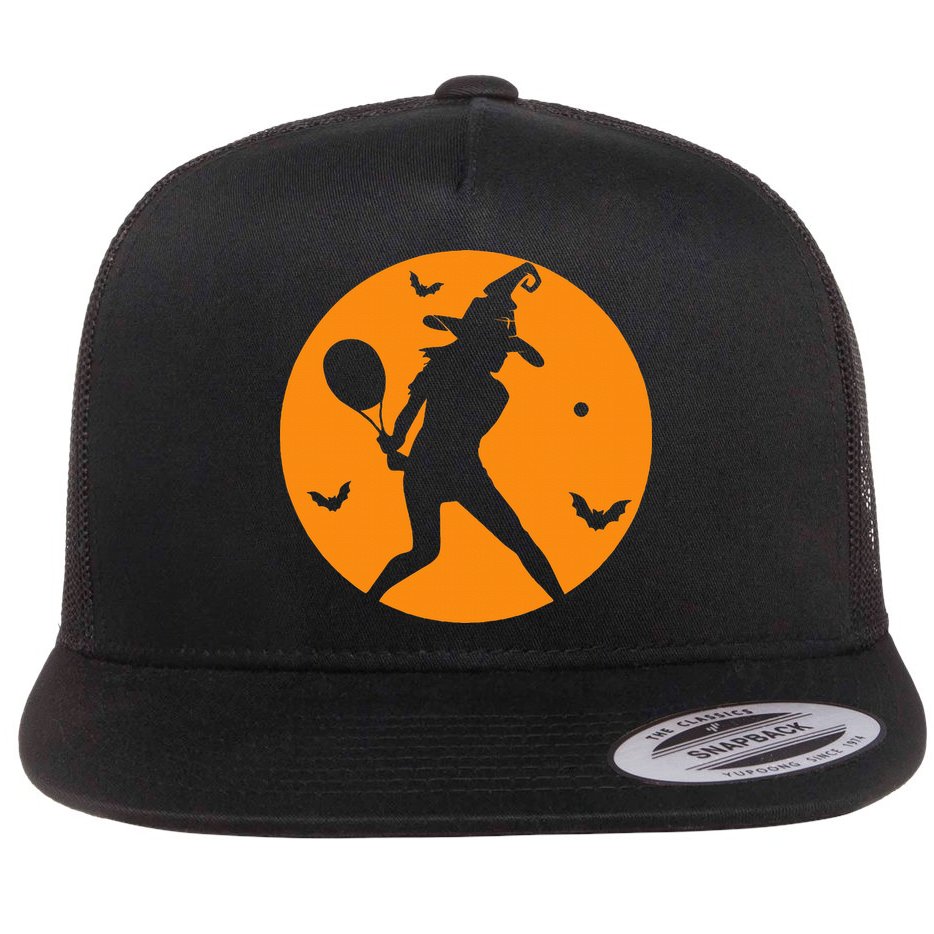 Tennis Halloween Witch Costume For Tennis Players Coaches Flat Bill Trucker Hat