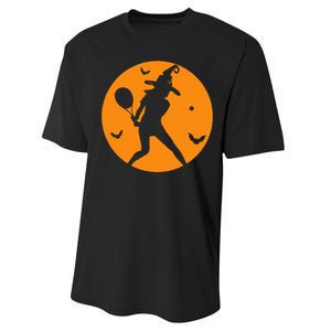 Tennis Halloween Witch Costume For Tennis Players Coaches Performance Sprint T-Shirt