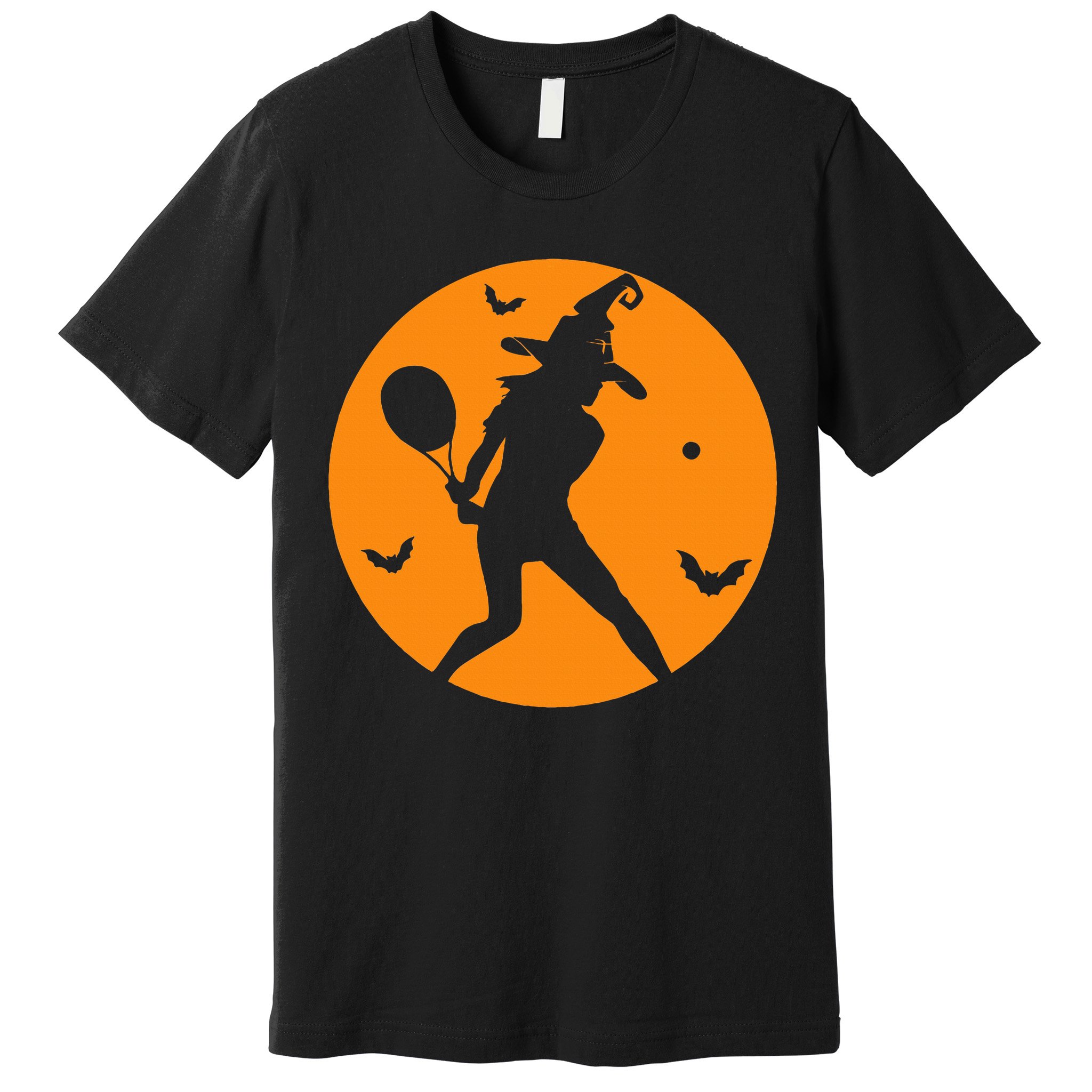 Tennis Halloween Witch Costume For Tennis Players Coaches Premium T-Shirt