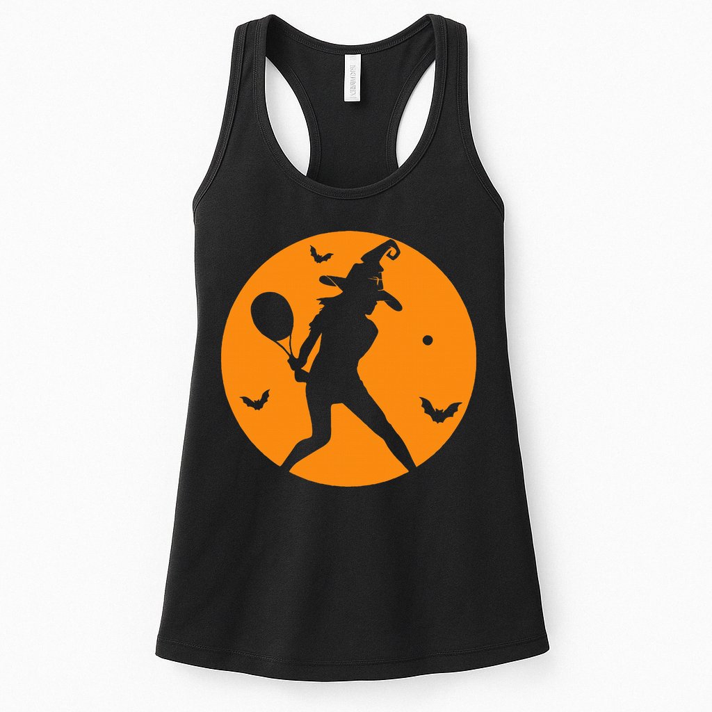 Tennis Halloween Witch Costume For Tennis Players Coaches Womens Tank Top
