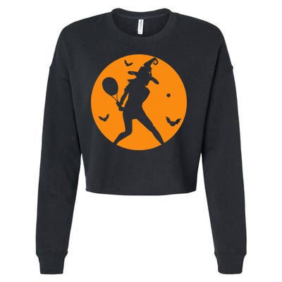 Tennis Halloween Witch Costume For Tennis Players Coaches Cropped Pullover Crew