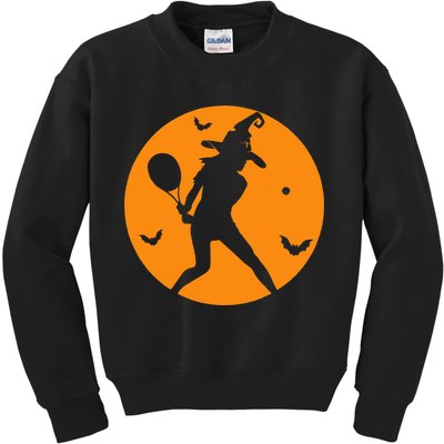 Tennis Halloween Witch Costume For Tennis Players Coaches Kids Sweatshirt