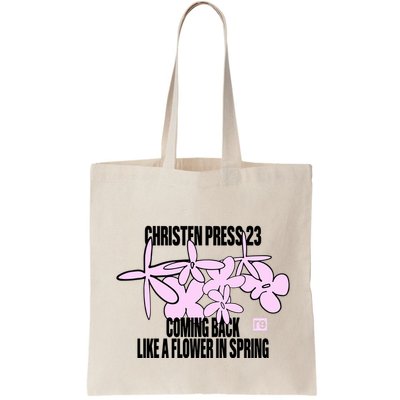Tobin Heath Wearing Christen Press 23 Coming Back Like A Flower In Spring Bag