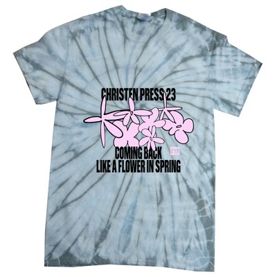 Tobin Heath Wearing Christen Press 23 Coming Back Like A Flower In Spring Tie-Dye T-Shirt