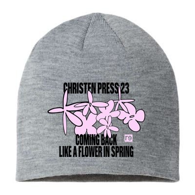 Tobin Heath Wearing Christen Press 23 Coming Back Like A Flower In Spring Sustainable Beanie