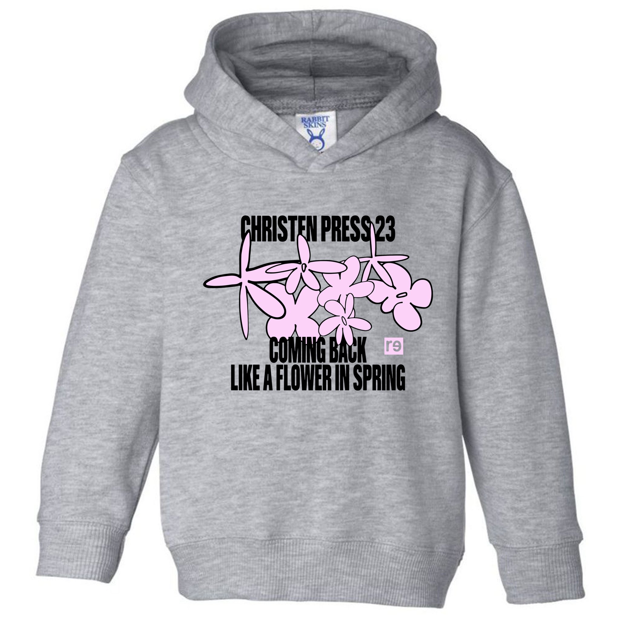 Tobin Heath Wearing Christen Press 23 Coming Back Like A Flower In Spring Toddler Hoodie