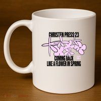 Tobin Heath Wearing Christen Press 23 Coming Back Like A Flower In Spring 11oz C Handle Ceramic Mug