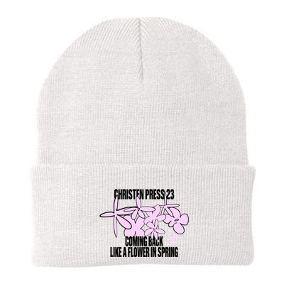 Tobin Heath Wearing Christen Press 23 Coming Back Like A Flower In Spring Beanie