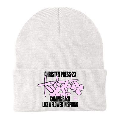 Tobin Heath Wearing Christen Press 23 Coming Back Like A Flower In Spring Knit Cap Winter Beanie