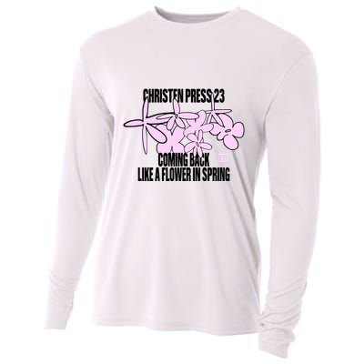 Tobin Heath Wearing Christen Press 23 Coming Back Like A Flower In Spring Cooling Performance Long Sleeve Crew