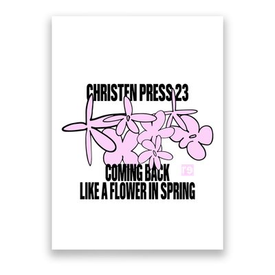 Tobin Heath Wearing Christen Press 23 Coming Back Like A Flower In Spring Poster