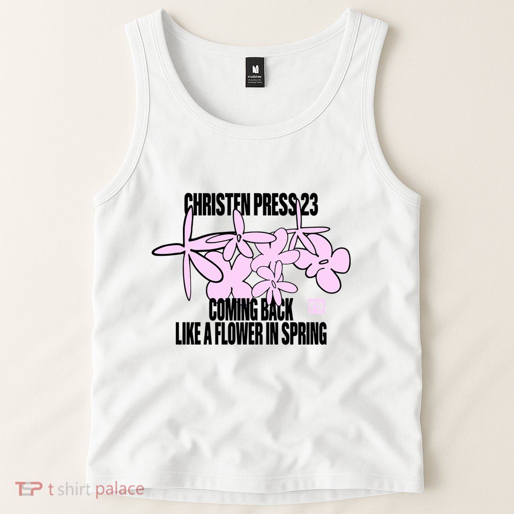 Tobin Heath Wearing Christen Press 23 Coming Back Like A Flower In Spring Tank Top