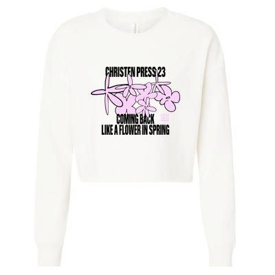 Tobin Heath Wearing Christen Press 23 Coming Back Like A Flower In Spring Cropped Pullover Crew