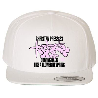Tobin Heath Wearing Christen Press 23 Coming Back Like A Flower In Spring Wool Snapback Cap