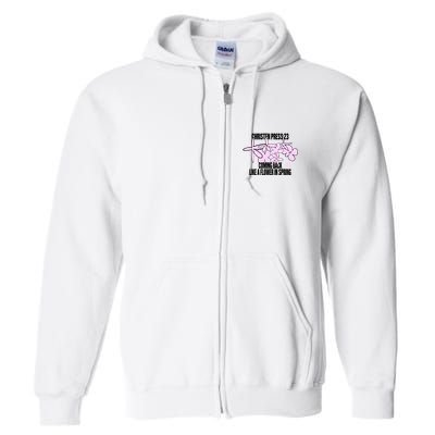 Tobin Heath Wearing Christen Press 23 Coming Back Like A Flower In Spring Full Zip Hoodie