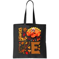 Thanksgiving  Health Worker Nursing Turkey Nurse Tote Bag