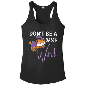 Tiger Halloween Witch Witches Dont Be A Basic Witch Gift Ladies PosiCharge Competitor Racerback Tank