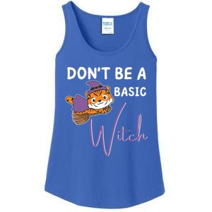 Tiger Halloween Witch Witches Dont Be A Basic Witch Gift Ladies Essential Tank