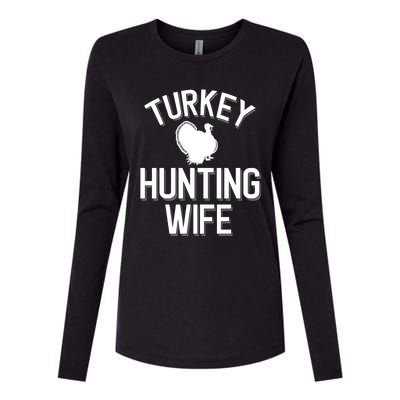 Turkey Hunting Wife Cool Turkey Hunting Family Gift Womens Cotton Relaxed Long Sleeve T-Shirt