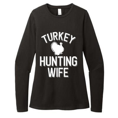 Turkey Hunting Wife Cool Turkey Hunting Family Gift Womens CVC Long Sleeve Shirt