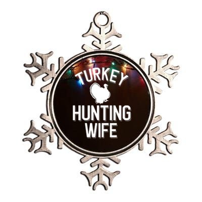 Turkey Hunting Wife Cool Turkey Hunting Family Gift Metallic Star Ornament