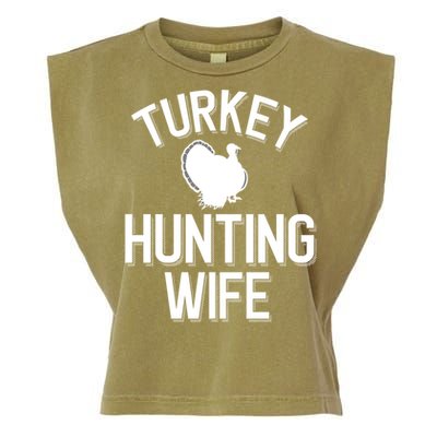 Turkey Hunting Wife Cool Turkey Hunting Family Gift Garment-Dyed Women's Muscle Tee