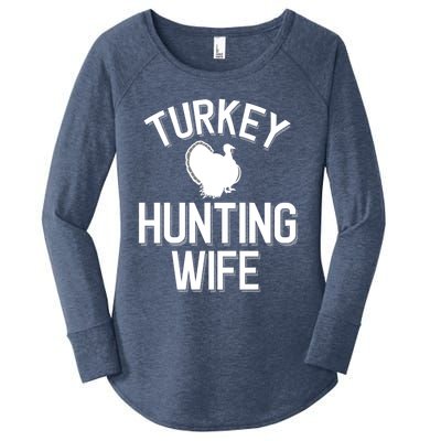 Turkey Hunting Wife Cool Turkey Hunting Family Gift Women's Perfect Tri Tunic Long Sleeve Shirt