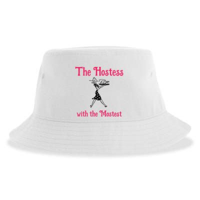 The Hostess With The Mostest Sustainable Bucket Hat